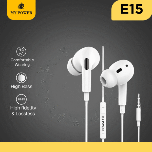MY Power 3.5mm Earphone e15