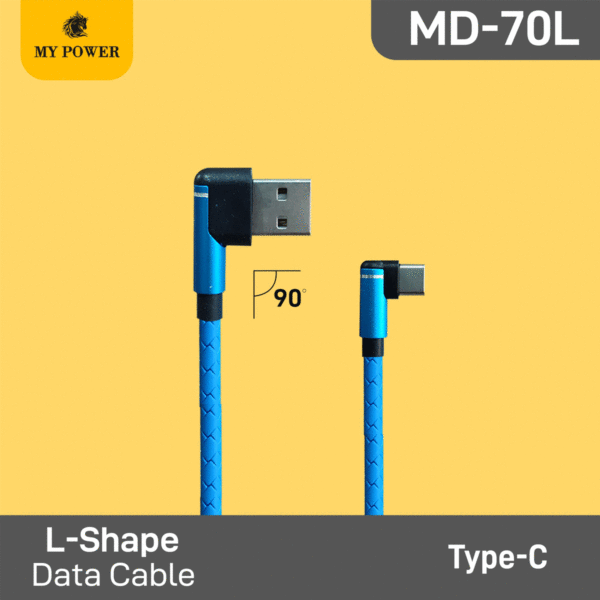 MY POWER Data Cable L Shape, MD70L Type C