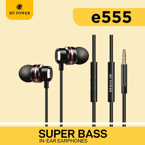 My Power e555 Super Bass In Ear Earphone